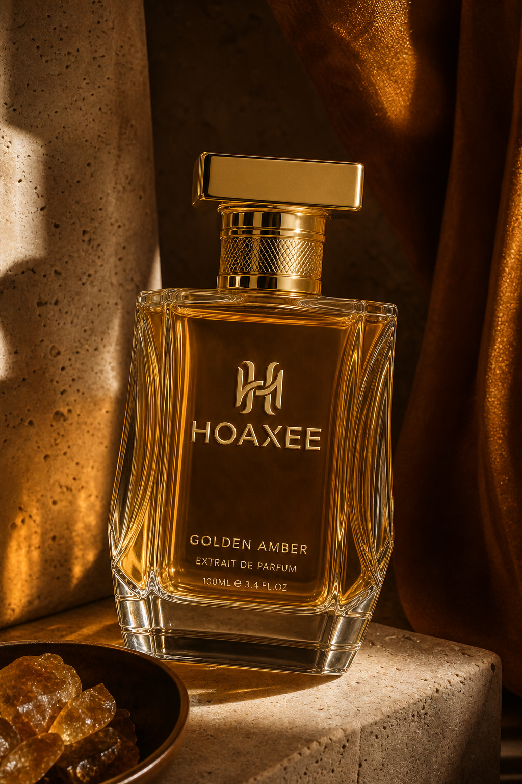 Hoaxee Golden Amber Extrait de Parfum – 100ml